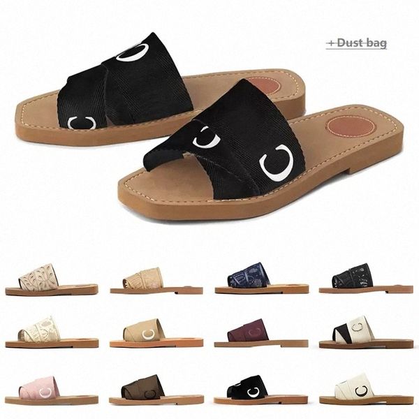 

2022 designer fashion womens slippers platform sandals beach sliders scuffs indoor shoes outdoor peep slipper flip flops rubber canvas cross, Black