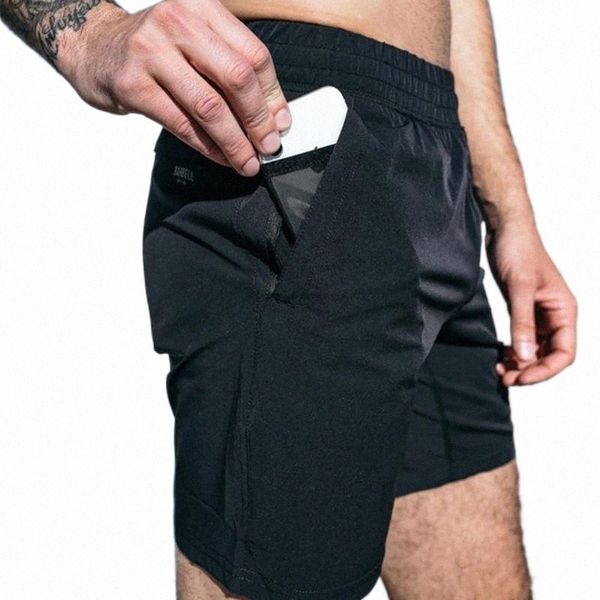 

men's shorts men's shorts running sport mens gym fitness training short pants quick dry beach male jogging workout crossfit brand, White;black
