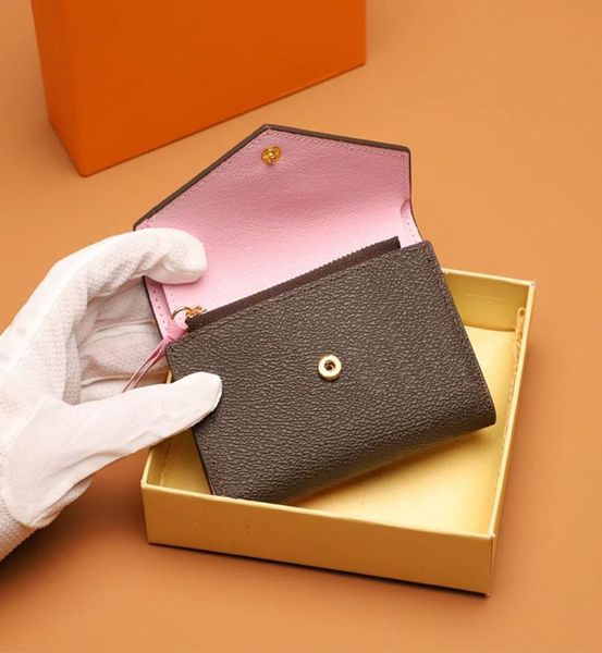 

leather short luxury designer wallet button certificate hour fashion store card bags, Red;black