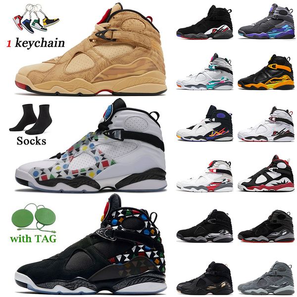 

8s paprika big size 13 men basketball shoes women mens jumpman 8 rui hachimura samurai taxi quai 54 white bugs bunny playoffs cool grey og t