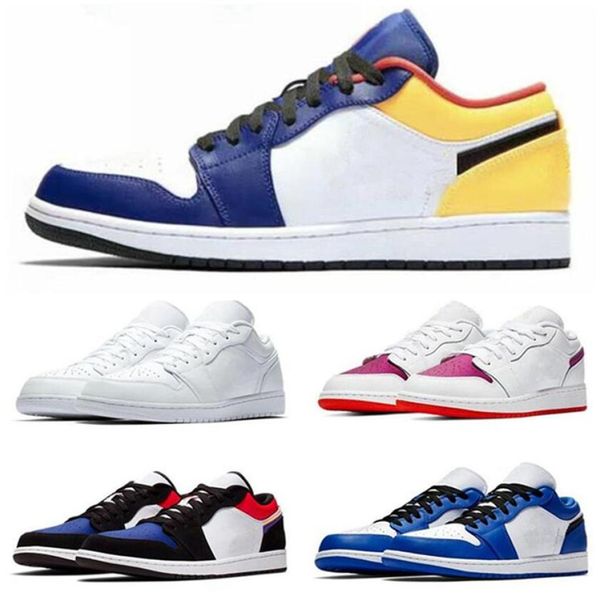 

1 low 1s unc basketball shoes university blue triple black light smo