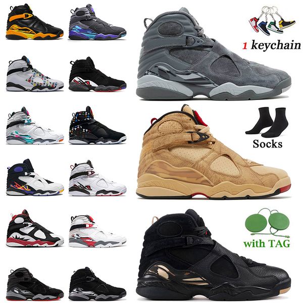 

2022 wholesale jumpman 8 basketball shoes 8s taxi paprika rui hachimura samurai size 13 sneakers ovo aqua black cement cool grey quai 54 whi