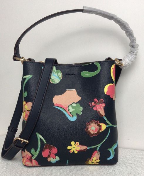 

22ss classic women's evening bags printing flowers letters designer bucket bag luxury brand socialite reunion party ladies luxury clutc