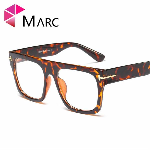 

marc square glasses frame men oversize retro optical eyewear trend women eyeglasses frame clear oculos 95167253j, Silver