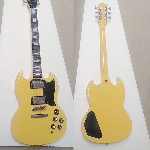 

china oem factory new brand darker cream color sg electric guitar