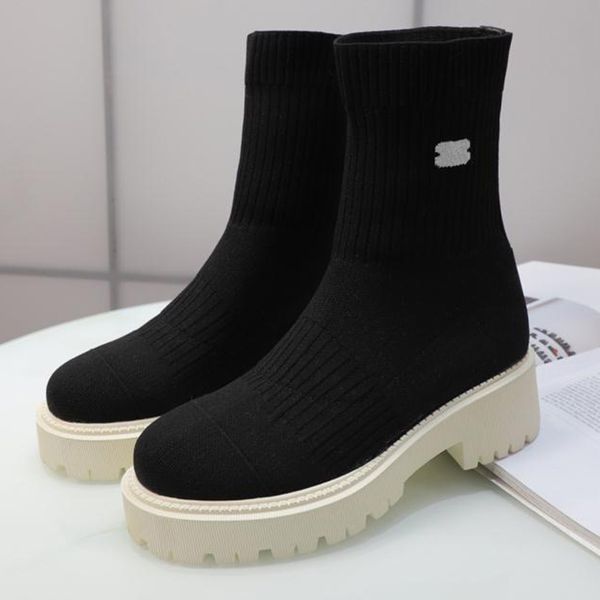 

explosive new boots socks shoes super beautiful legs show high temperament on the fashion atmosphere simple and versatile famous luxury desi, Black