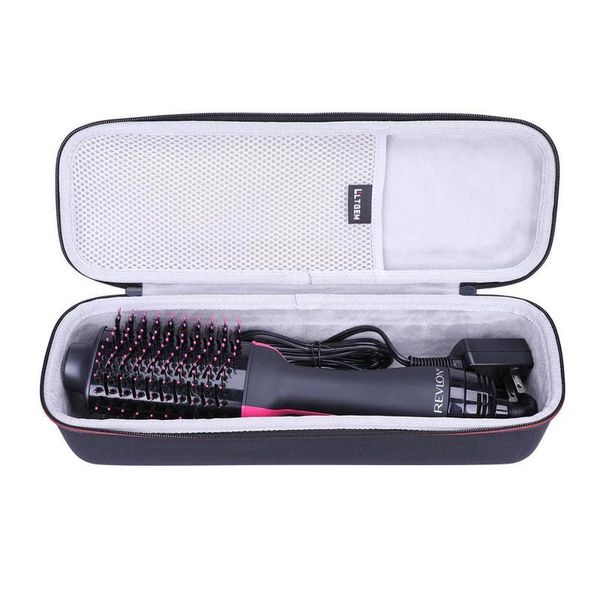 

duffel bags ltgem black eva hard case for revion one-step-hair dryer volumizer air brush mint 220908