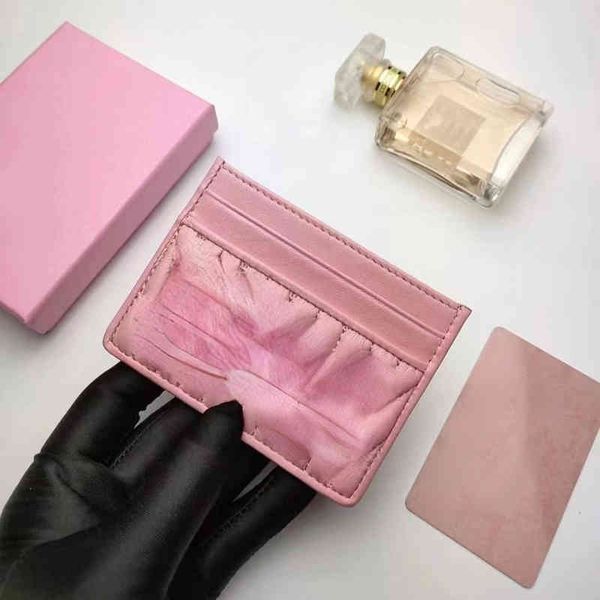 

wallets clutch bags brand m 2022 new miao family lady wrinkled sheep leather bag business card holder miu wallet tbpp