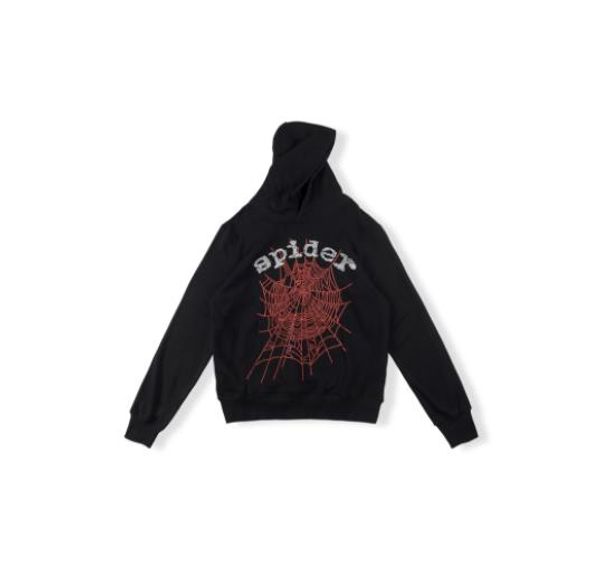 

men's hoodies sweatshirts spider pink sp5der young streetwear thug 555555 men women web pullover fast delivery 17, Black