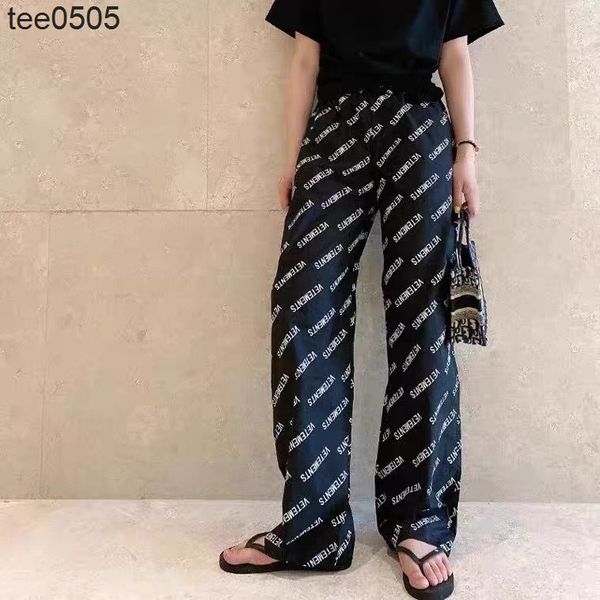 

pants fashion brand events wittmann full screen letters men's and women's casual pants, Black