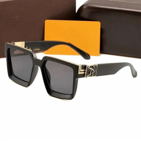 

2021 women and men sunglasses 0993 fashion square summer style full frame uv protection mixed color225f, White;black