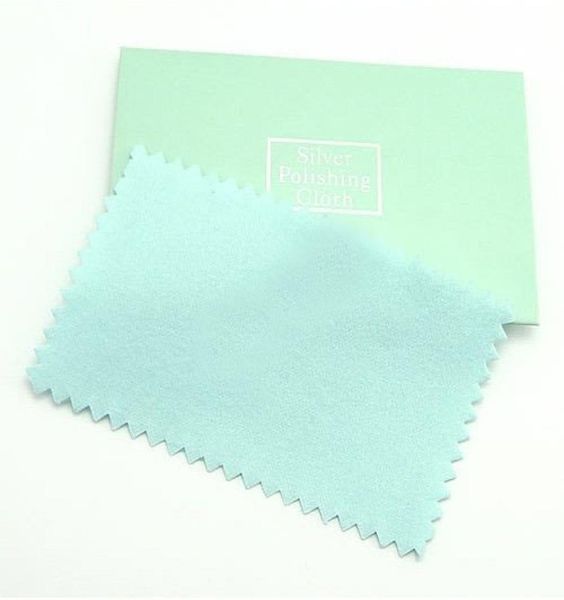 

10pcslot silver jewelry cleaners polish cloth for woman diy craft fashion g, Blue
