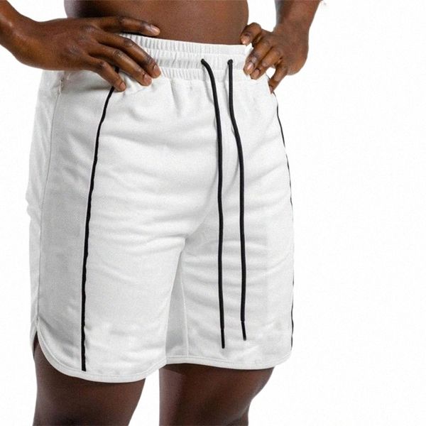 

men's shorts men's shorts men sports short pants summer beach training bodybuilding casual workout fitness gyms c1kf#, White;black