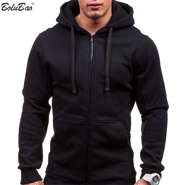 

mens hoodies sweatshirts bolubao fashion men hooded sweatshirt men soft oversized hoodie light plate long sleeve solid male hoodies 220908, Black