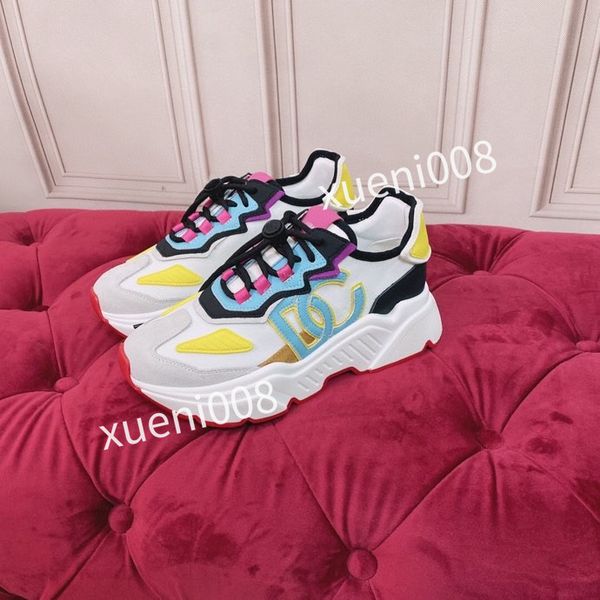 

2022 sports shoes sneakers shoe classic 34-41 casual desginer real leather loafers lace up fashion designers with hc210403, Red;white