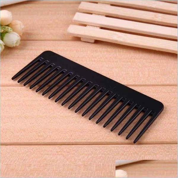 

hair brushes hair brushes black plastic wide teeth comb wavy hairs styling detangling drop delivery 2021 products care homeindustry dhjun, Silver