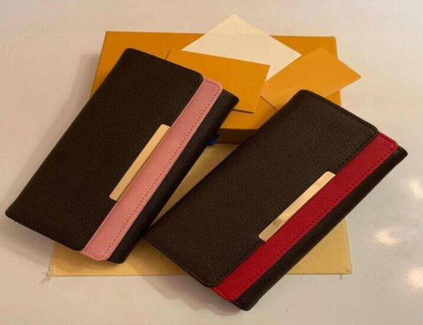 

2021 purse wallet zippy bag women039s wallets leather card hold, Red;black