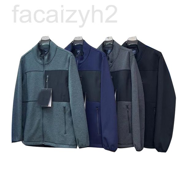 

men's hoodies & sweatshirts designer 2022 shijia fleece men's jacket breathable and warm zipper cardigan green blue gray black vxm