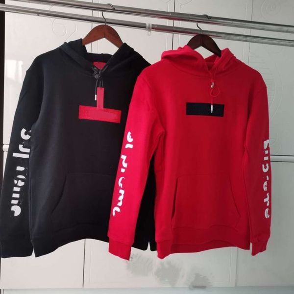 

mens designer hoodie lucky me i see ghost hoodies high fashion sweatshirt long sleeve sweatshirt hip hop street style pullover, Black