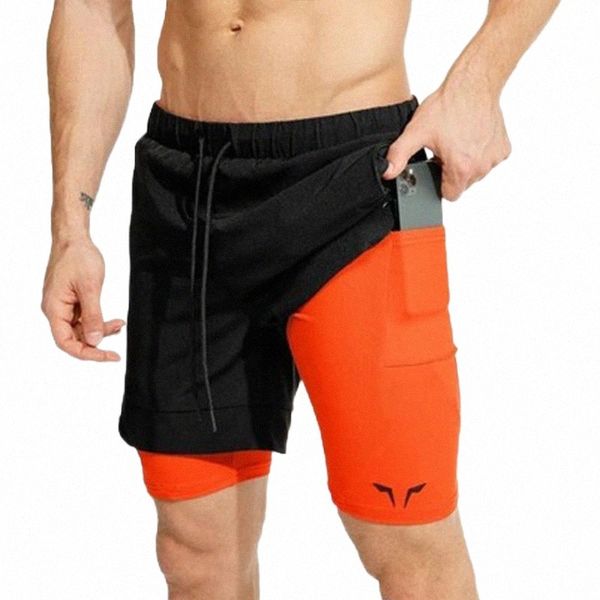 

men's shorts men's shorts 2022 sports 2 in 1 running double layer breathable fitness bodybuilding training short pants men g8of#, White;black