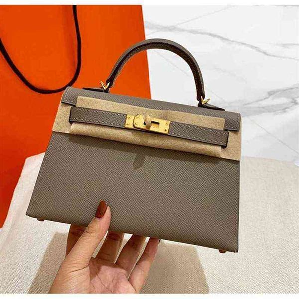 

designer handbag herme family female bags palm pattern kelyss second generation mini 2022 single shoulder crossbody portable bag