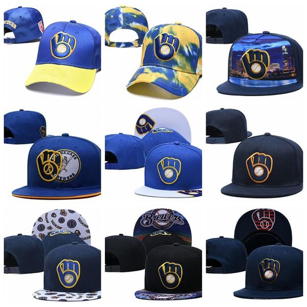 

new arrival brewers embroidery cotton snapback caps gorras bones men women hip hop adjustable hats baseball bone203v, Blue;gray
