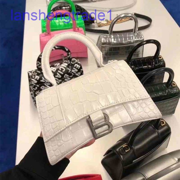 

designer handbags italy luxurys bags counter women's bag alligator embossed hourglass hand one shoulder messengers