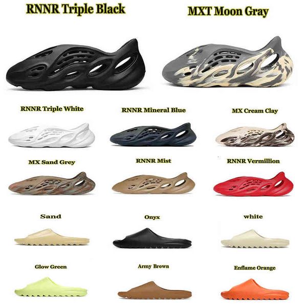 

slider sandals slippers vermillion designer woman slide ochre runr slides mineral blue onyx pure slipper foam bone resin clog desert, Black
