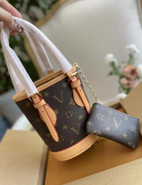 

luxury designe mini shoulder nano bucket bag match series tote handbag crossbody bags messenger purse monograms m81489 fashion casual purses