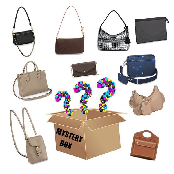 

mystery lucky box designers bags luxury wallet handbags random style gift for women and men clutch card bag 2022 christmas