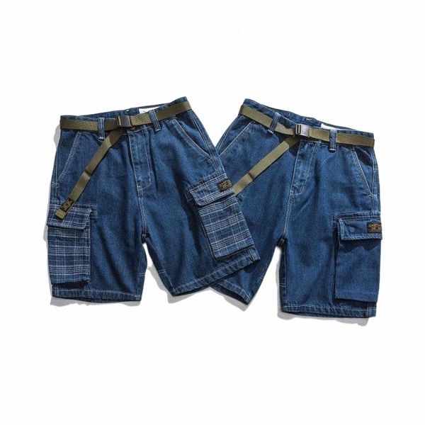 

men's shorts men's shorts men summer denim cargo f2zf#, White;black