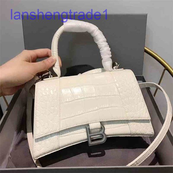 

evening s paris designer handags high version family hourglass crocodile leather women's 2022 b-utton single messenger shoulder crossbo