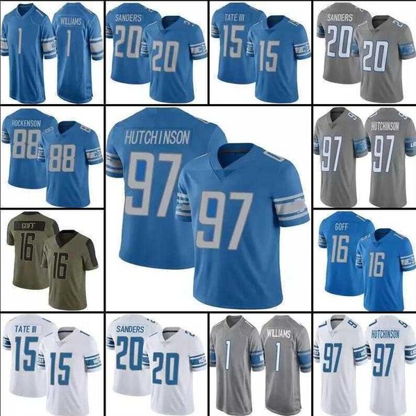 

aidan hutchinson mens youth jersey custom detroit''lions''16 jared goff barry sanders jameson williams t.j. hockenson d&