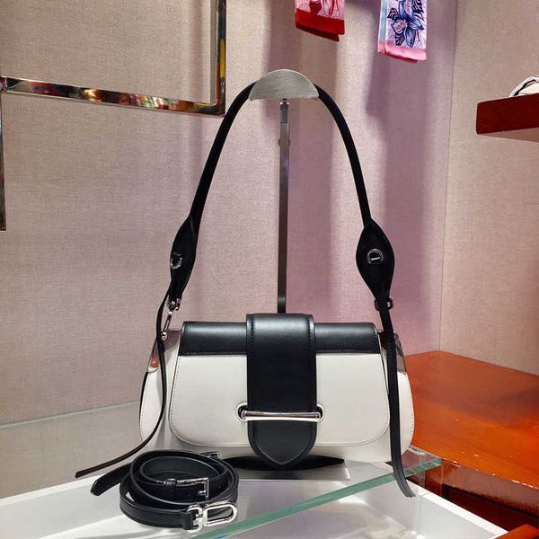 

underarm bag women handbag flap crossbody bags purse cowhide genuine leather shoulder hand bag inner lining sheepskin metal lett