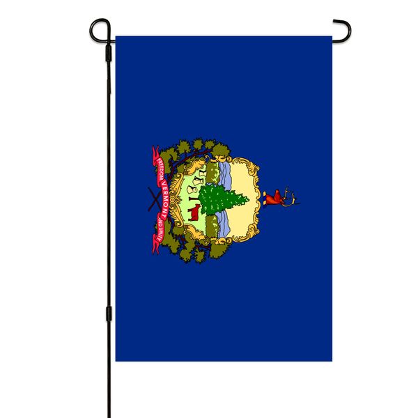 

vermont state garden flags 30x45cm vertical double sided outdoor welcome banner for yard outdoor decor