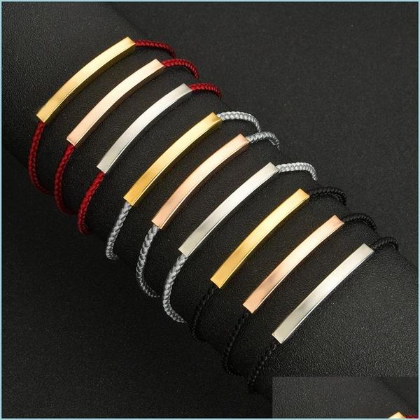 

charm bracelets weave charm bracelet stainless steel strip man women fashion jewelry rope chain custom adjustable couple b bdejewelry dhu7q, Golden;silver