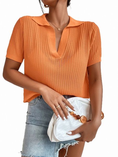 

women's sweaters solid collared knit 2022 new w0ao#, White;black