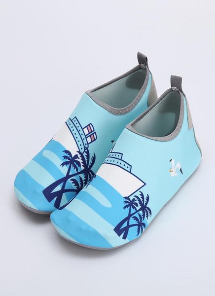 

sea swimming shoes water sports aqua seaside beach surfing slippers upstream athletic footwear man women, Black