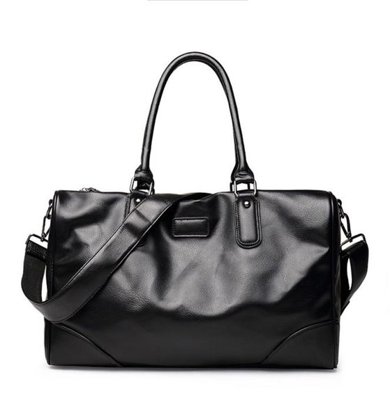 

outdoor waterproof pu leather men039s travel bags quality man duffle large capacity traveling handbag duffle woman shoulder mes