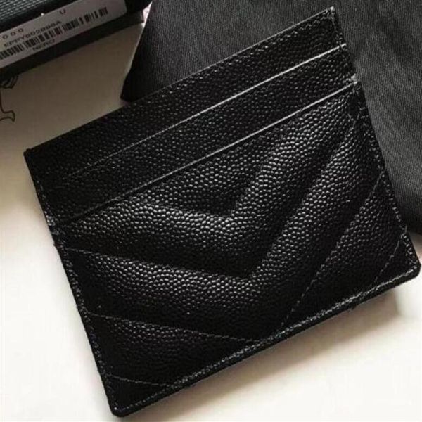 

women card holder lady clutch wallet black small leather bag caviar coin purse2422, Brown;gray