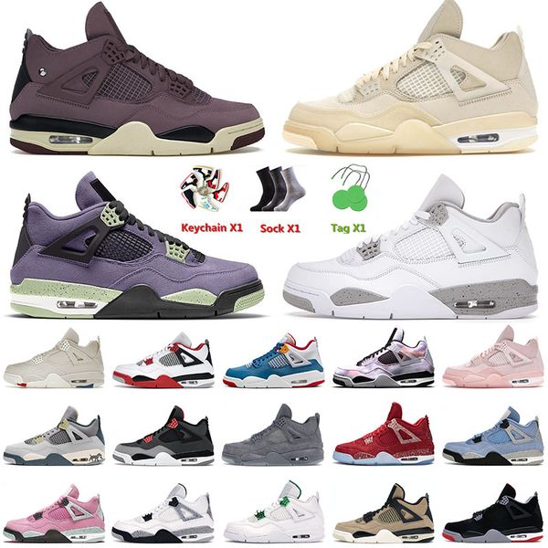 

jumpman 4 4s iv basketball shoes violet ore white oreo offs sail my room black cat pure money j4 mens women athletic outdoor sneakers jordas