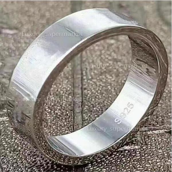 

2021 jewelry men women fashion luxury ring gold couple s925 high polished gift box a2062692, Silver