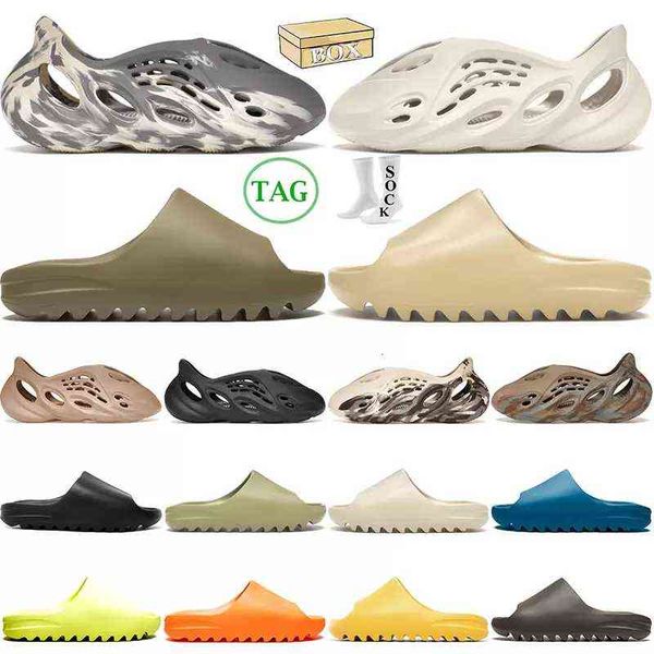

designer slide ochre onyx sand slippers slides sandals pure core soot glow green resin eame orange triple black white pattern women men