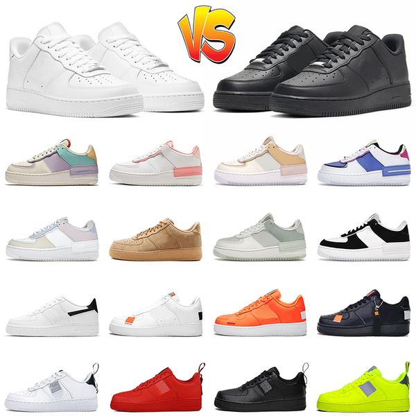 

casual shoes mens trainers sneakers triple white black outdoor sport walking jogging men women designer classic 1