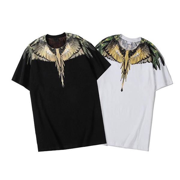 

transport of high-quality cotton t shirts summer 2021 european american short-sleeved t-shirt fashion and casual printed m5270l, White;black