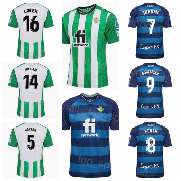 

club real betis soccer 9 borja iglesias jerseys 2022-23 team 8 nabil fekir 12 willian jose 4 paul akouokou 16 german pezzella 3 edgar gonzal, Black;yellow