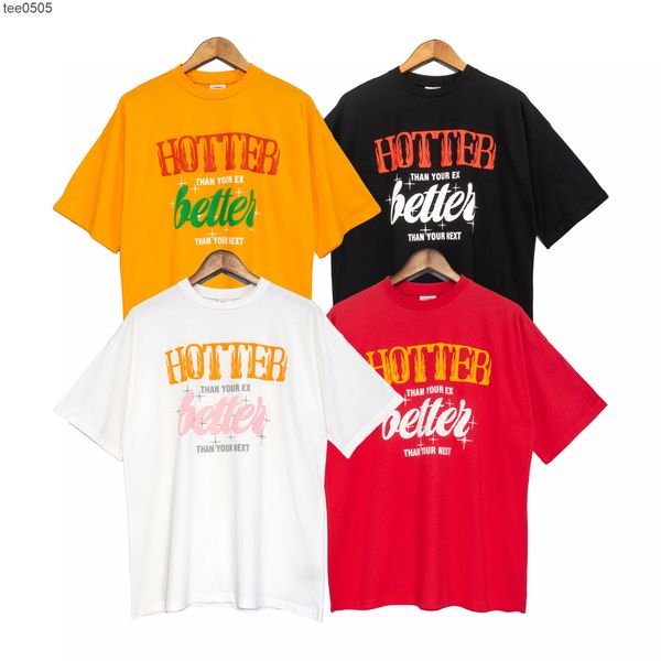 

tee tide brand items foaming letter printing loose men's and women's short sleeve t-shirt bottom shirt, White;black
