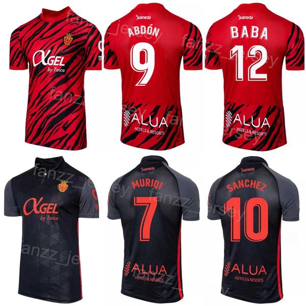 

club 2022-23 rcd mallorca 1 rajkovic soccer jersey 18 costa 6 arias copete 19 lee 16 battaglia 14 rodriguez 10 sanchez 15 maffeo 21 raillo 2, Black;yellow