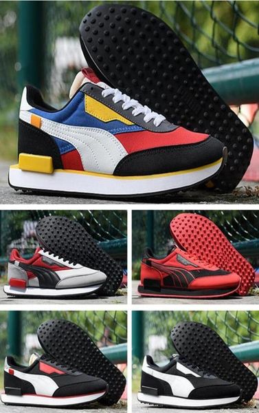 

new future rider mens running shoes breathable multicolor pink yellow black