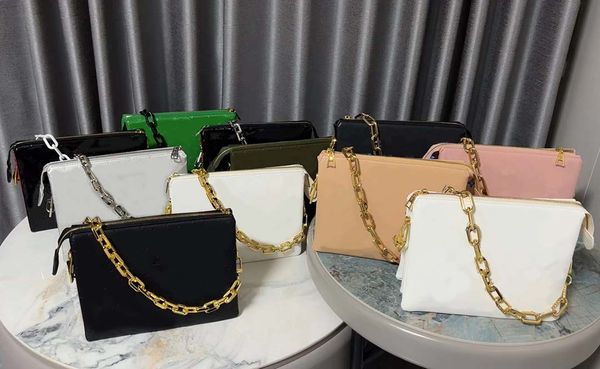 

designer bags leather chain bagss ladies shoulder messenger bag look womens handbags coussin bag